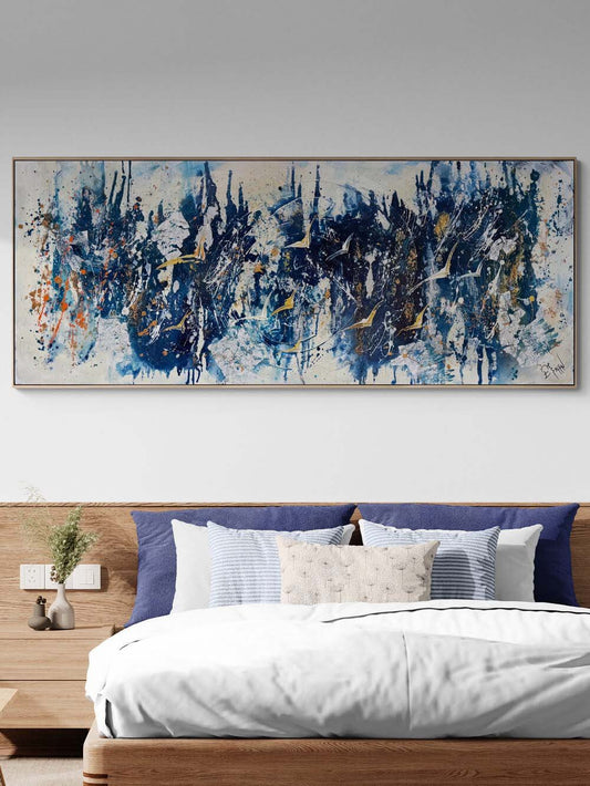 Yükselişte Sessiz Kanatlar Yağlı Boya Tablosu