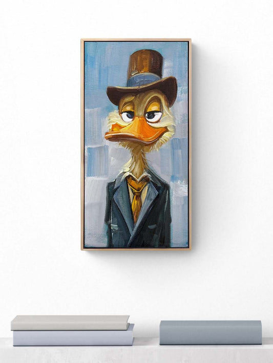 Patron Ördek Yağlı Boya Tablosu