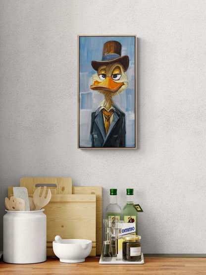 Patron Ördek Yağlı Boya Tablosu