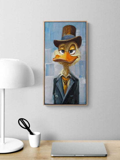 Patron Ördek Yağlı Boya Tablosu