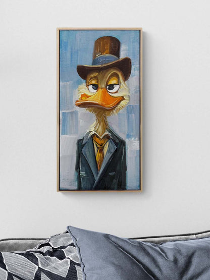 Patron Ördek Yağlı Boya Tablosu