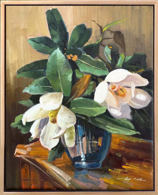 Manolya Sessizliği Yağlı Boya Tablosu