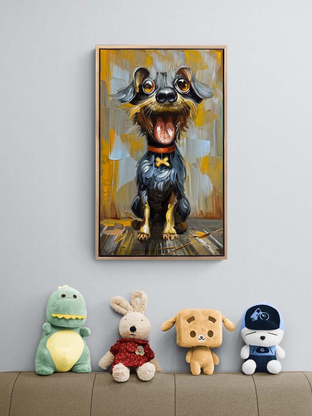 Pati Gülüşü Yağlı Boya Tablosu