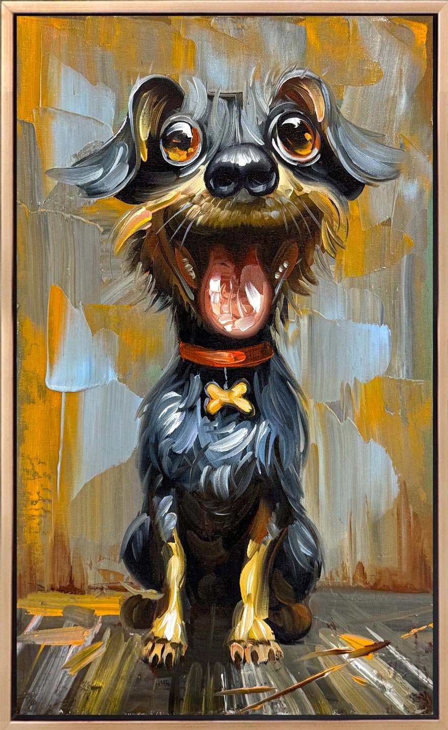 Pati Gülüşü Yağlı Boya Tablosu