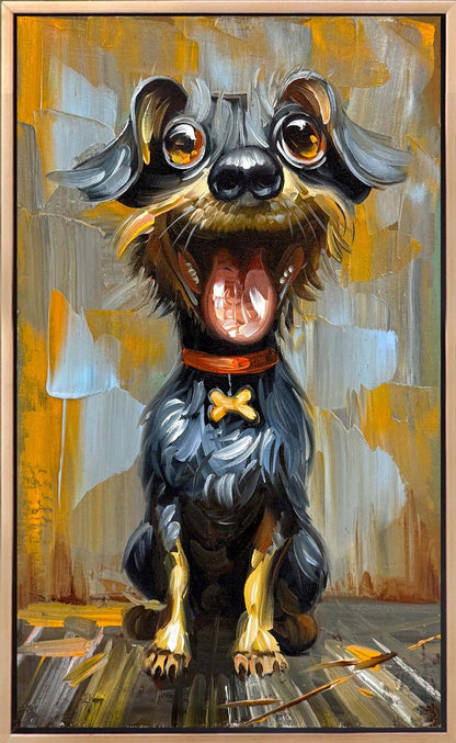 Pati Gülüşü Yağlı Boya Tablosu