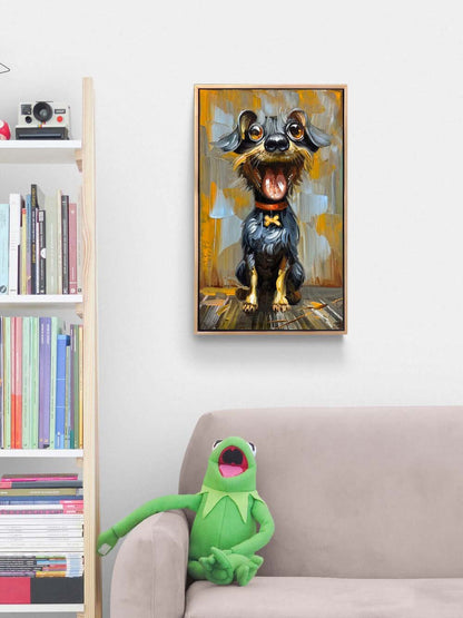 Pati Gülüşü Yağlı Boya Tablosu