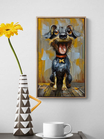 Pati Gülüşü Yağlı Boya Tablosu