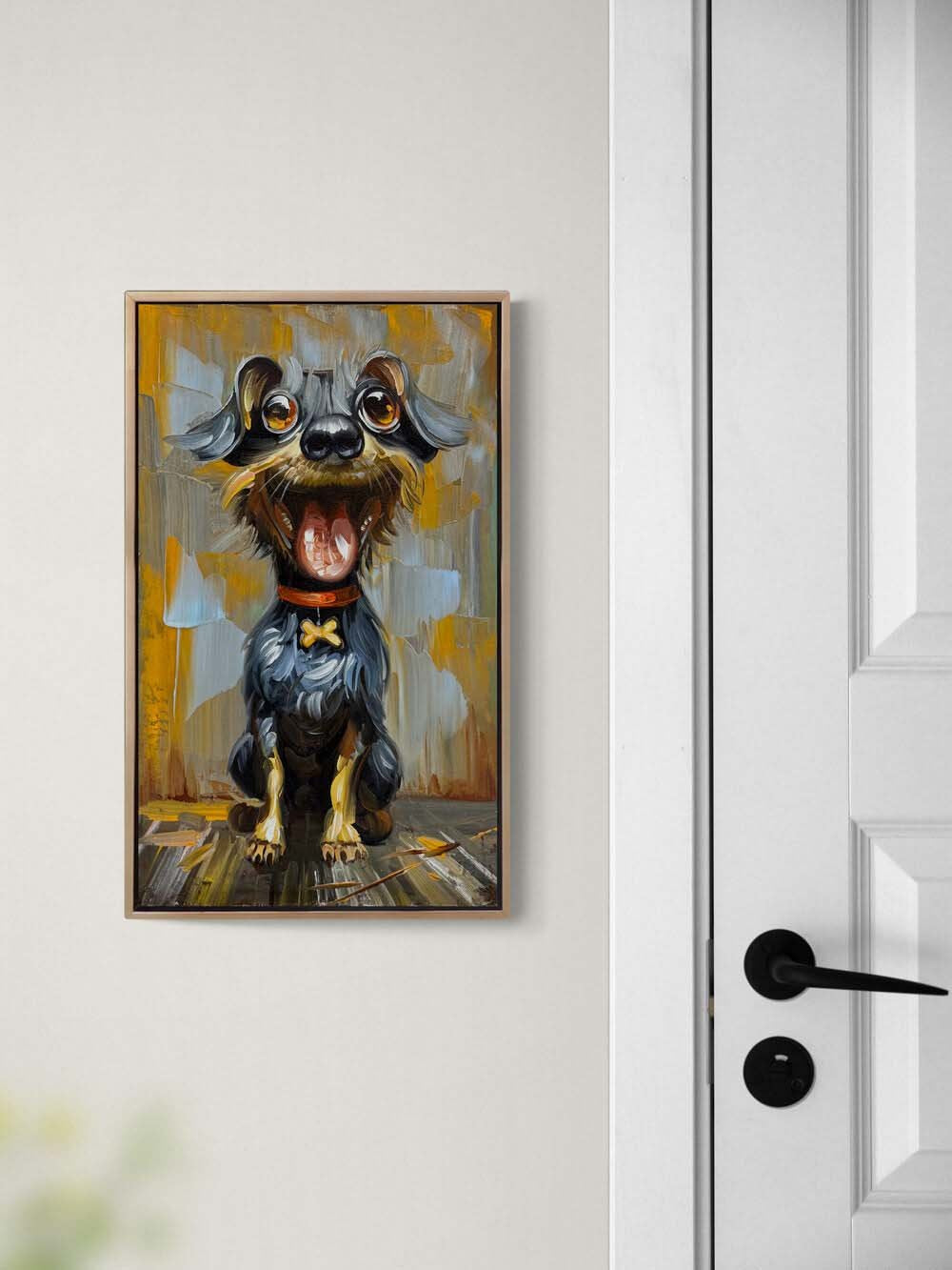 Pati Gülüşü Yağlı Boya Tablosu