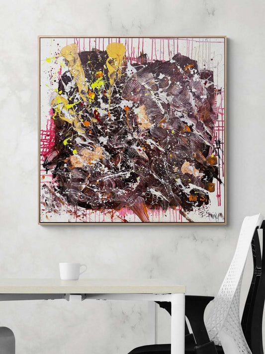 Zamanın Dalgası Yağlı Boya Tablosu