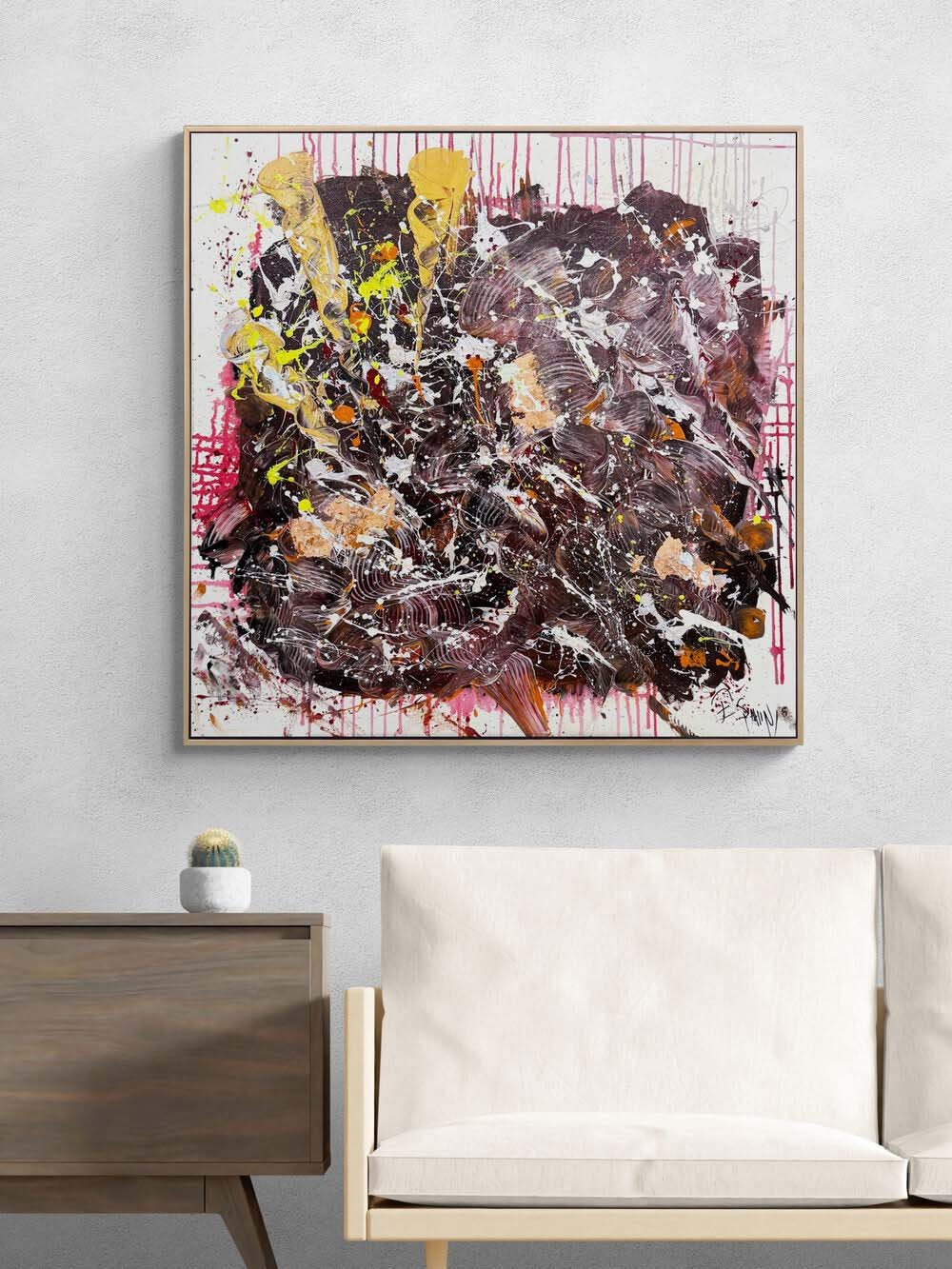 Zamanın Dalgası Yağlı Boya Tablosu