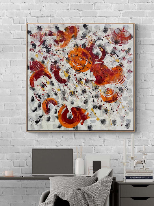 Ruh Çemberi Yağlı Boya Tablosu