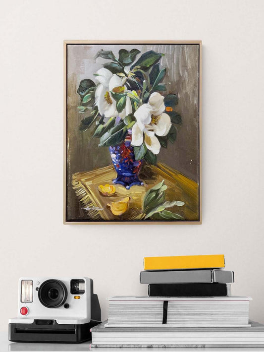 Manolya Düşü Yağlı Boya Tablosu