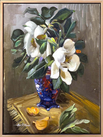 Manolya Düşü Yağlı Boya Tablosu