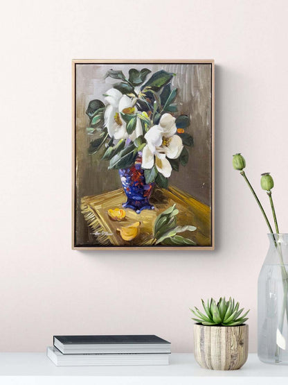 Manolya Düşü Yağlı Boya Tablosu