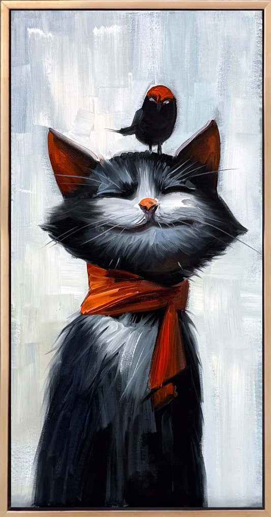 Dost Gülüşü Yağlı Boya Tablosu