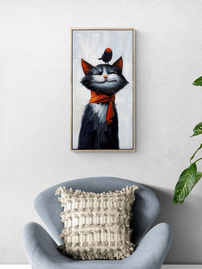 Dost Gülüşü Yağlı Boya Tablosu