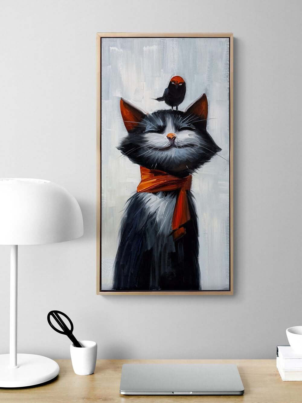 Dost Gülüşü Yağlı Boya Tablosu