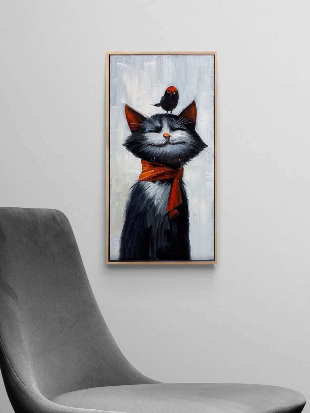 Dost Gülüşü Yağlı Boya Tablosu