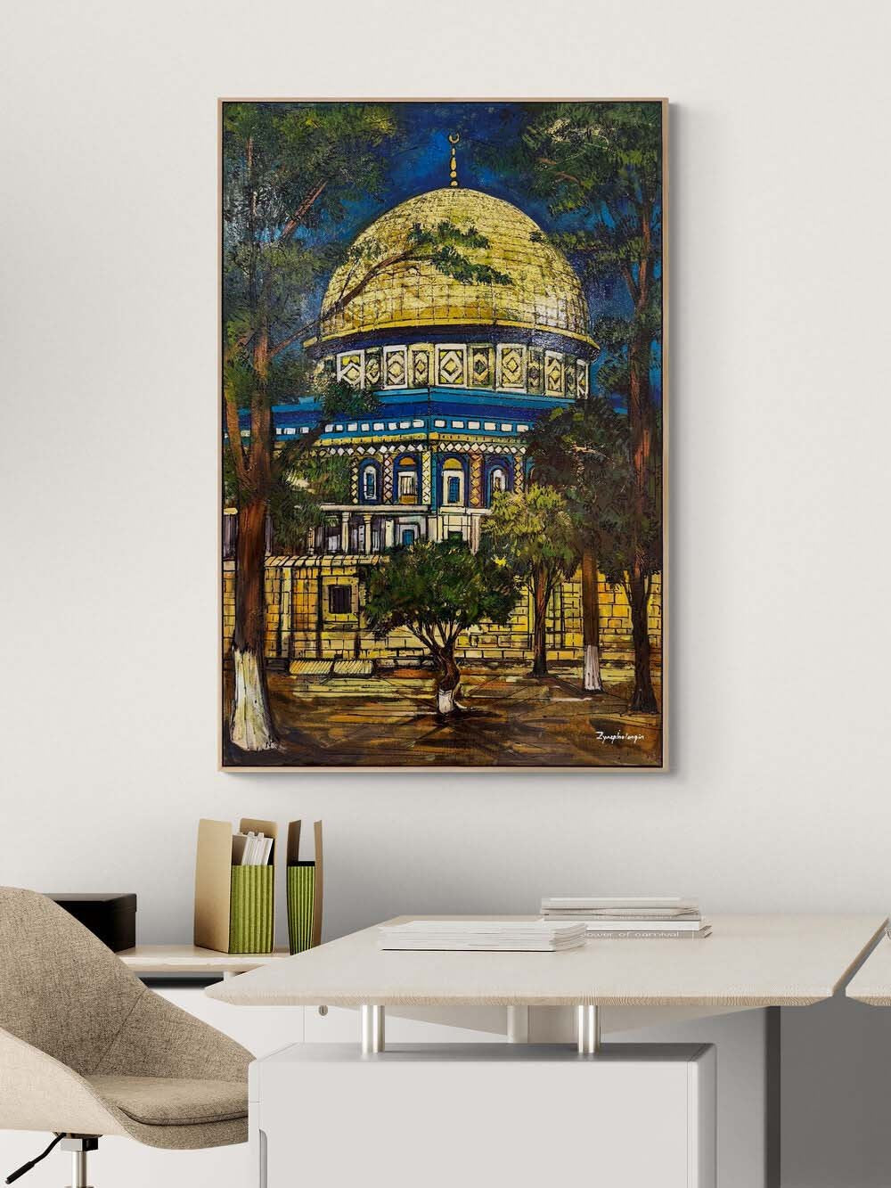 Kubbetü’s-Sahra Yağlı Boya Tablosu