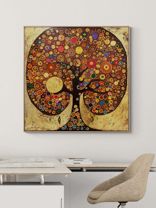 Hayat Ağacı Yağlı Boya Tablosu