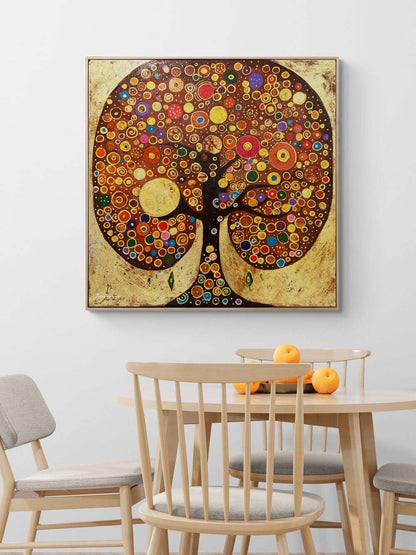 Hayat Ağacı Yağlı Boya Tablosu