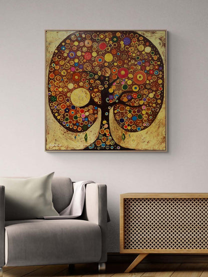Hayat Ağacı Yağlı Boya Tablosu