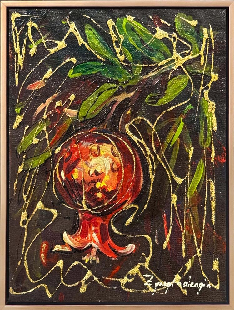 Altın Nar Yağlı Boya Tablosu