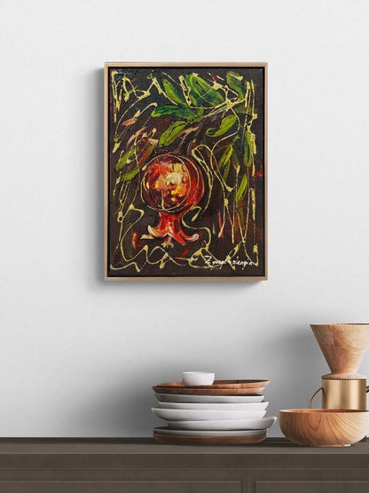 Altın Nar Yağlı Boya Tablosu