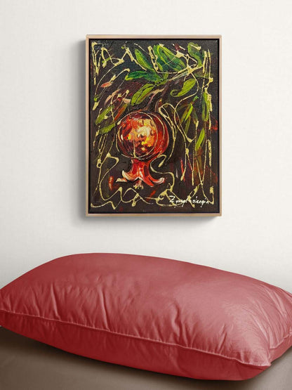 Altın Nar Yağlı Boya Tablosu