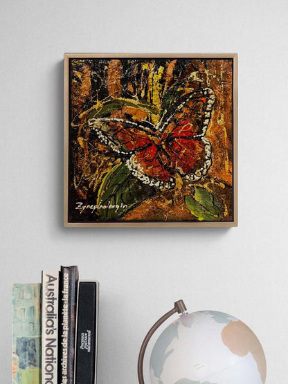 Bir Kelebeğin Rüyası Yağlı Boya Tablosu