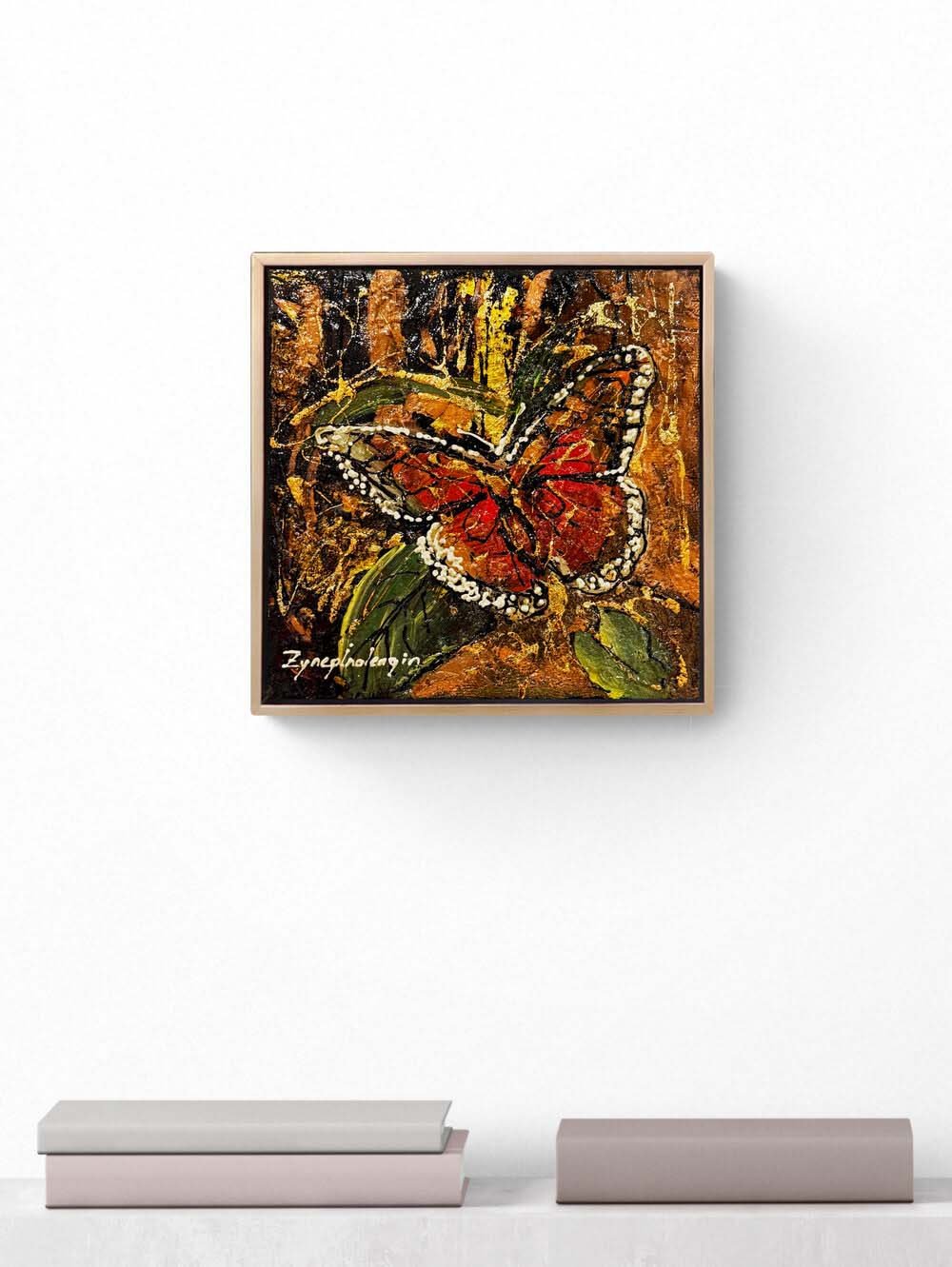 Bir Kelebeğin Rüyası Yağlı Boya Tablosu
