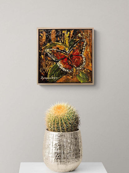 Bir Kelebeğin Rüyası Yağlı Boya Tablosu
