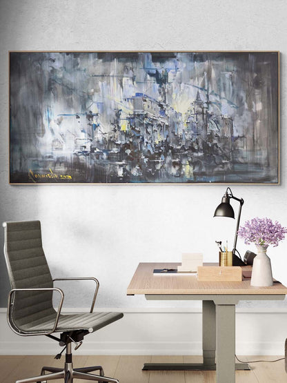 Zamanın Işığında Yağlı Boya Tablosu