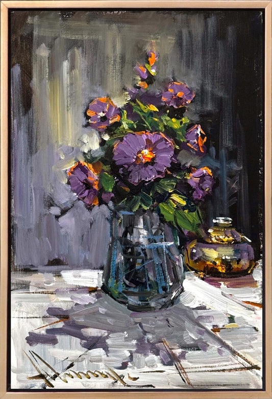 Bir Demet Hatıra Yağlı Boya Tablosu