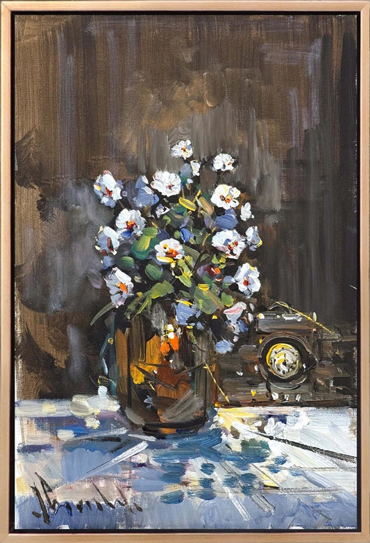 Zamanla Solmayanlar Yağlı Boya Tablosu