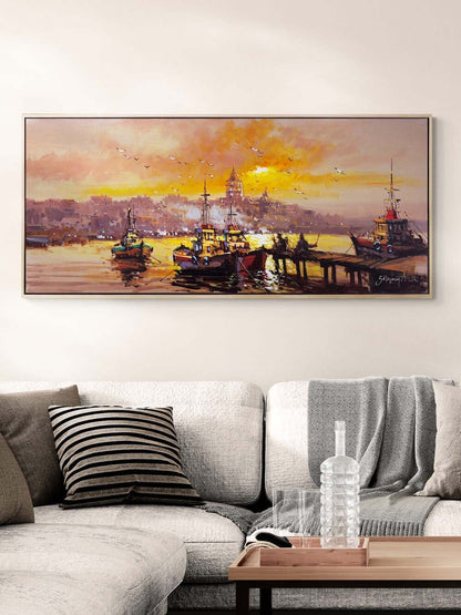 İstanbul’un Işıltısı Yağlı Boya Tablosu