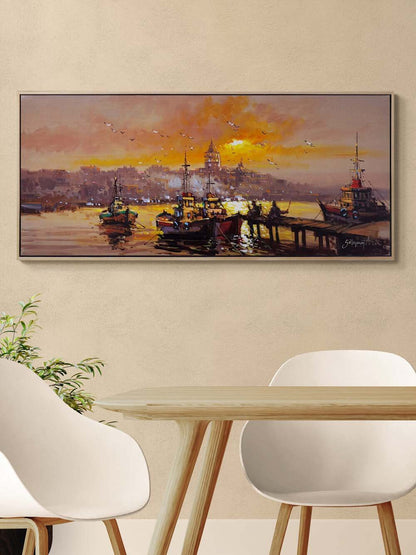 İstanbul’un Işıltısı Yağlı Boya Tablosu