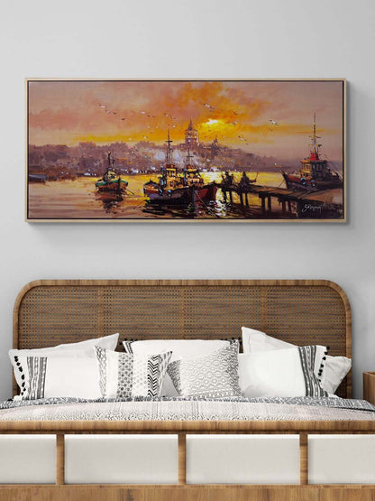 İstanbul’un Işıltısı Yağlı Boya Tablosu