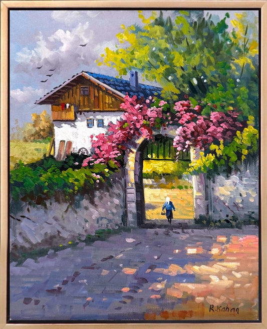 Hatıraların Bahçesi Yağlı Boya Tablosu