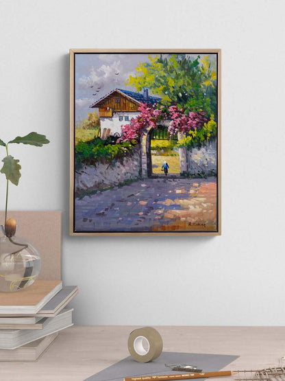 Hatıraların Bahçesi Yağlı Boya Tablosu