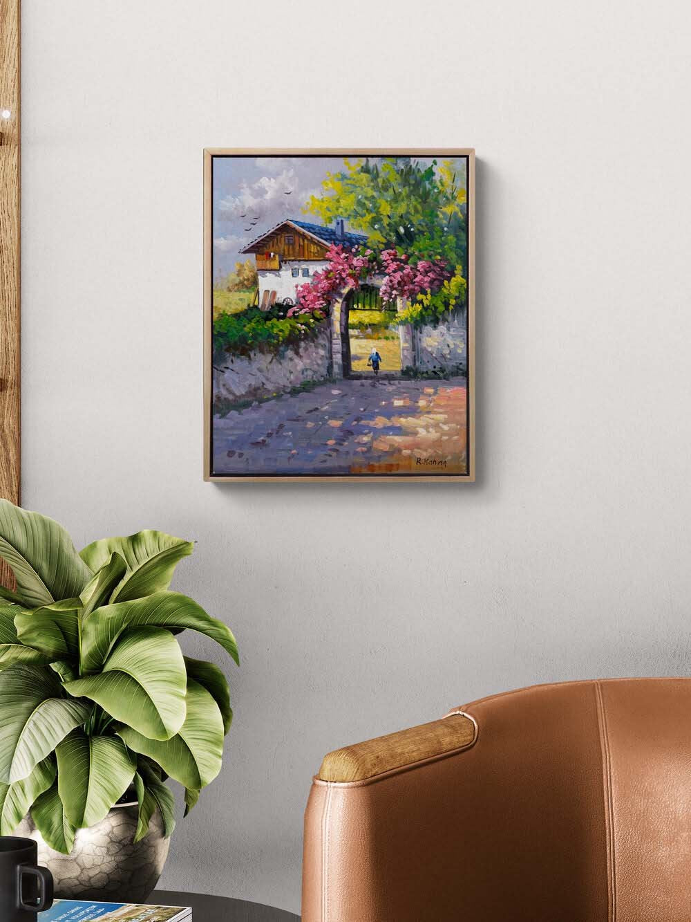 Hatıraların Bahçesi Yağlı Boya Tablosu