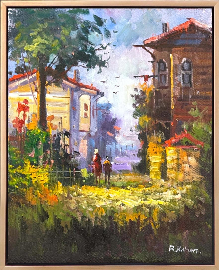 Baharın Gelişi İstanbul Yağlı Boya Tablosu