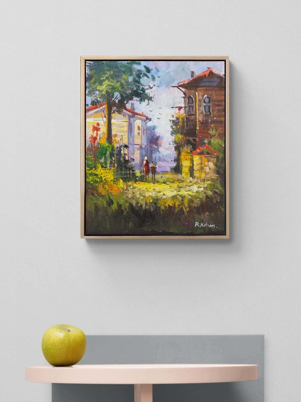 Baharın Gelişi İstanbul Yağlı Boya Tablosu