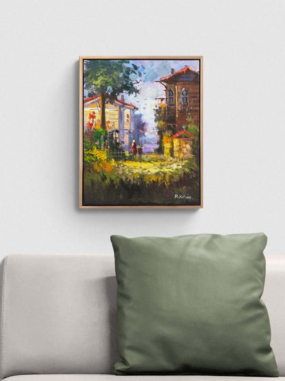 Baharın Gelişi İstanbul Yağlı Boya Tablosu