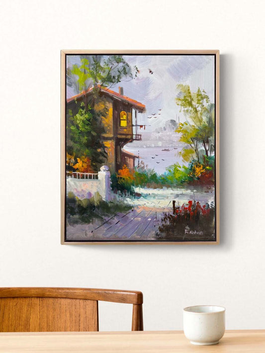 İstanbul'da Eskiden Yağlı Boya Tablosu