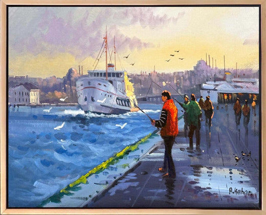 Anılar Kıyısında Yağlı Boya Tablosu