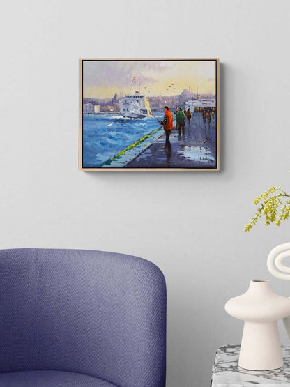 Anılar Kıyısında Yağlı Boya Tablosu