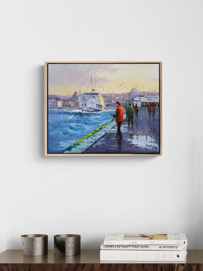 Anılar Kıyısında Yağlı Boya Tablosu