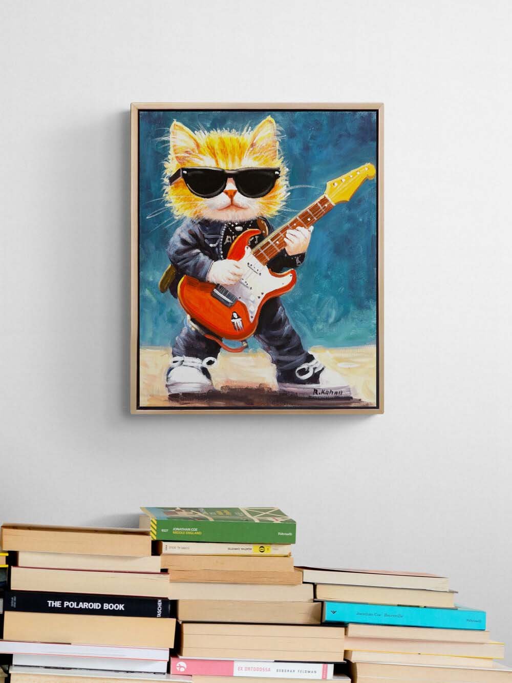 Kedi Star Yağlı Boya Tablosu