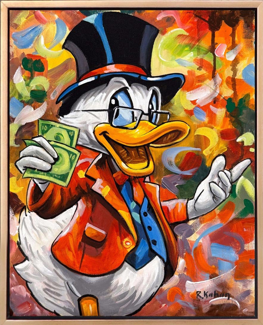 Zengin Ördek Yağlı Boya Tablosu